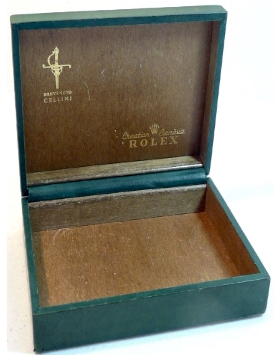 ROLEX Vintage Watch Box CELLINI 1960's Dual Time 50515 Date 50505