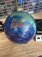 USED - Bowling Ball - 15lb Brunswick "BEYOND INFINITY" DRILLED WEIGHT 14lb 13oz