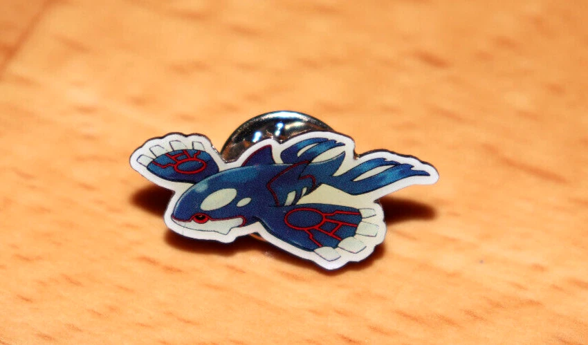 Pokemon Kyogre Pokemon GO Very Rare Pin / Badge - Image 2 of 4