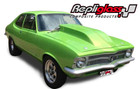 <!--F#f_0-->BONNET SCOOP compatible for TORANA LC LJ 6 INCH REVERSE COWL SHAPE OF THE BONNET<!--F/-->