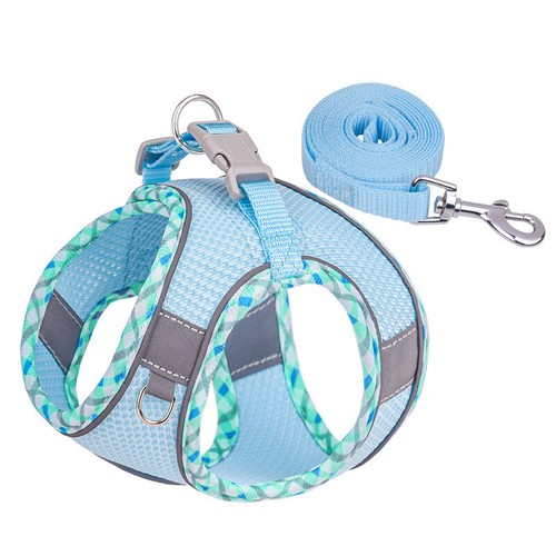 AU Adjustable Puppy Breathable Mesh Leash Reflective VestPet Dog Harness Vest - Picture 23 of 24