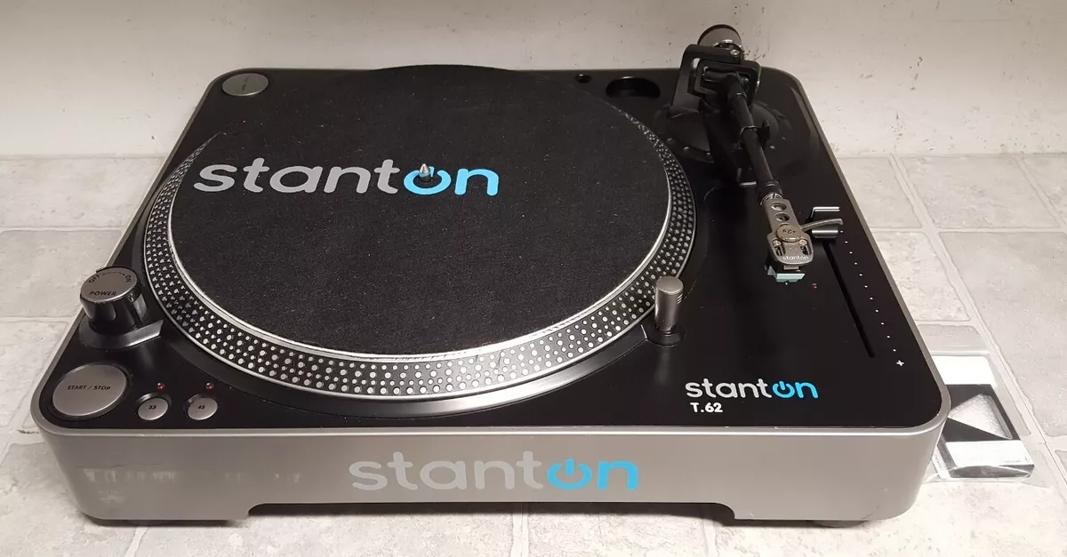 STANTON T.62 TURNTABLE DJ RECORD PLAYER w/PITCH CONTROL T62