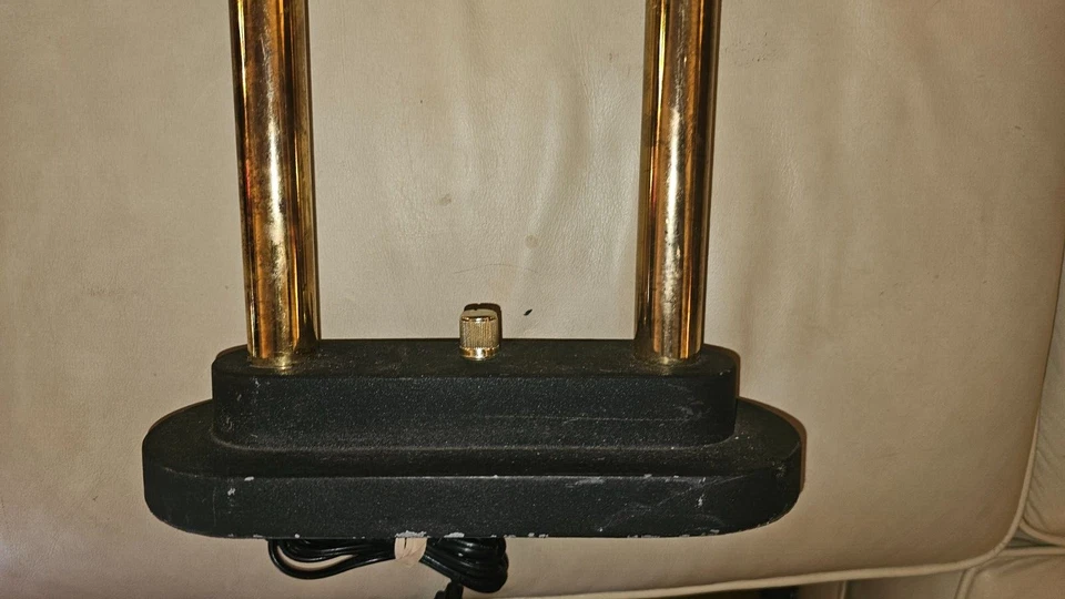 Lâmpada vintage Sonneman Kovacs estilo MCM tensor pós-moderna banqueiros 15" x 17" - Imagem 4 de 4