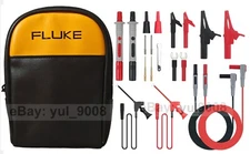 Test Lead Kit Electrical Alligator Clip Probe Banana Plug Set for FLUKE Meter
