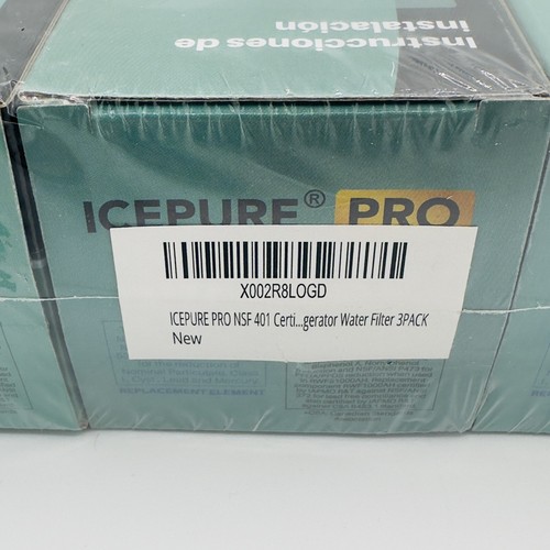 IcePure Pro Replacement Filter For LG Kenmore Model RWF1000AH (3 Pack) - Picture 3 of 6