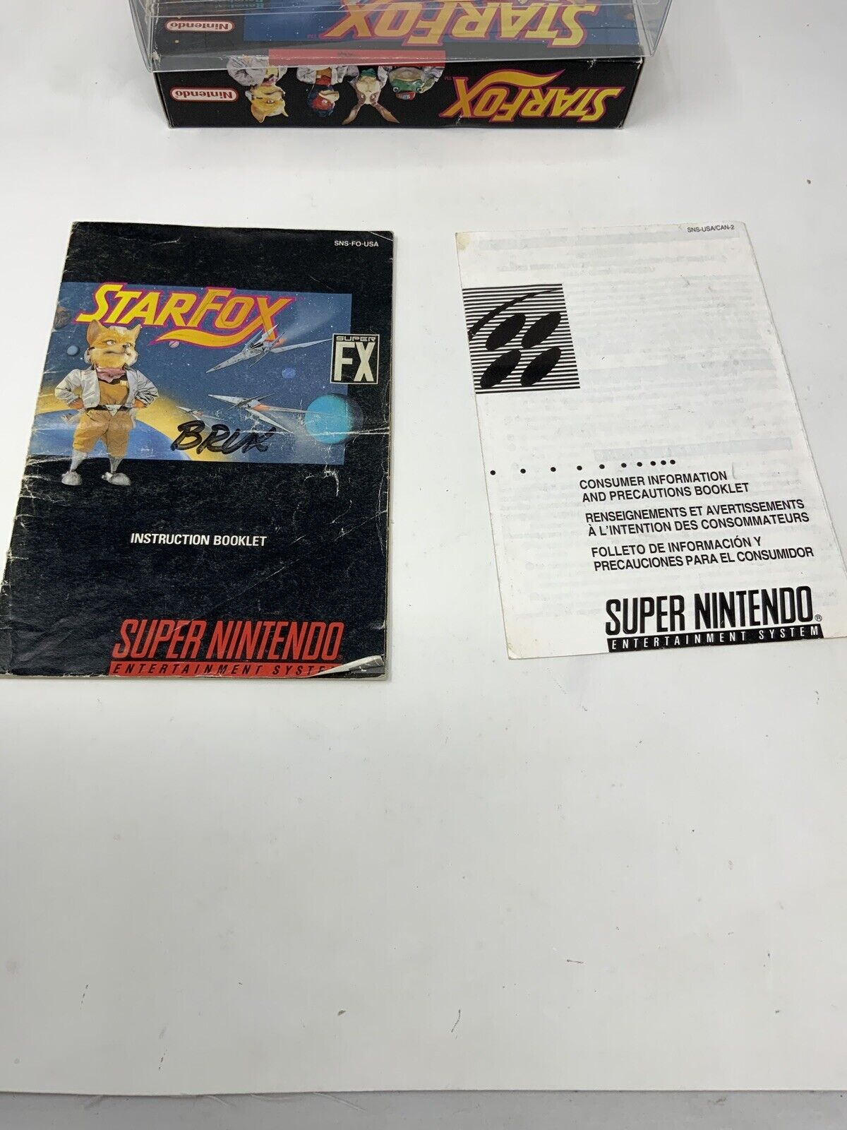 EXCELLENT STARFOX SUPER NINTENDO SNES GAME IN ORIGINAL BOX COMPLETE CIB