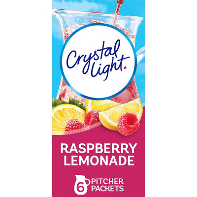 Sugar-Free Raspberry Lemonade Drink Mix, Low Calorie, 72 Pitcher Packets