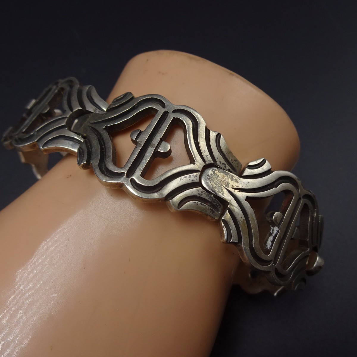 HEAVY GAUGE Vintage Mid-Century TAXCO Mexico Sterling Silver 925