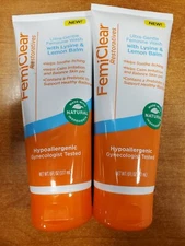 2 Pack: FemiClear Restoratives Ultra Gentle FEMININE WASH 6 oz. ea. (0288) F6A