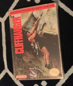 Cliffhanger NES CIB Nintendo Entertainment System Complete Game In Box