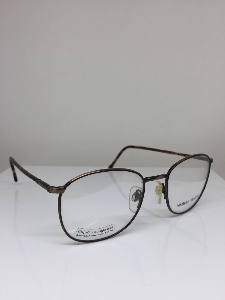 Nuevo DE COLECCIÓN Giorgio Armani 268 GA 268 C. 1017 Tortuga y Bronce 50mm Foto 4 de 4