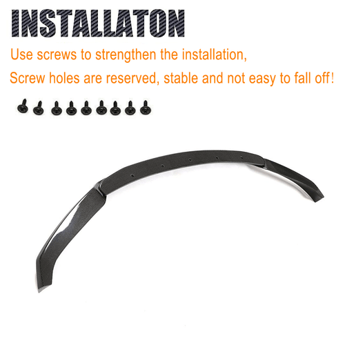 Carbon Flap Frontspoiler Stoßstangen Lippe Spoiler für Porsche Macan 95B 2014-17 - Bild 10 von 12