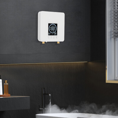 WATER HEATER, INSTANT ELECTRIC WATER HEATER, WATER HEATER WITH LED DISPLAY