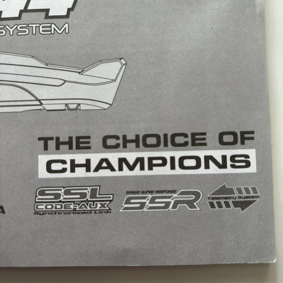 Sanwa MT44 MT-44 2.4ghz  R/C Transmitter User Manual OZRC ML1186 - Image 3 of 4