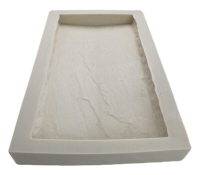 Rubber Mold for Concrete, Tiered Wall Cap Mold, 24''L x 14''W x 2.5''D