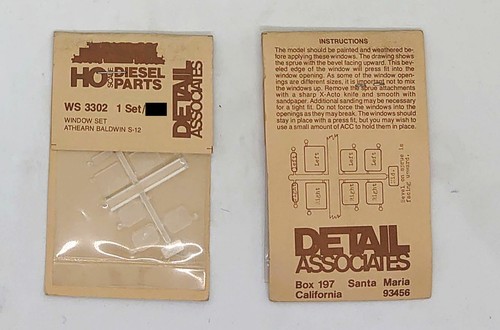 DETAIL ASSOCIATES American HO Scale Detailing Parts - Multi Listing - Picture 184 of 203
