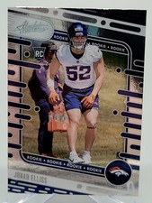 2024 PANINI ABSOLUTE JONAH ELLISS ROOKIE FOOTBALL CARD BRONCOS NFL donruss 164