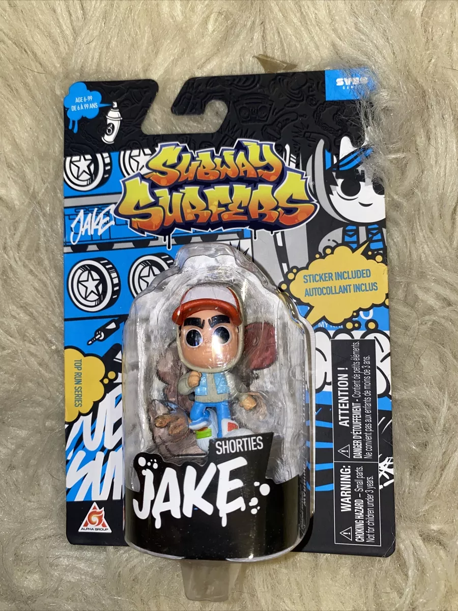 SUBWAY SURFERS SHORTIES RUNNING JAKE FIGURE WITH STICKER