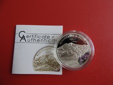 *Nur 2500st.! Palau 5 Dollars 2010 Silber PP /Farbe * Elbrus (Schub152)