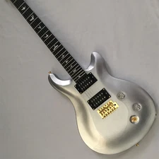 PRS Silver Body Electric Guitar 6 String Tremolo Bridge HPL Fretboard 2H