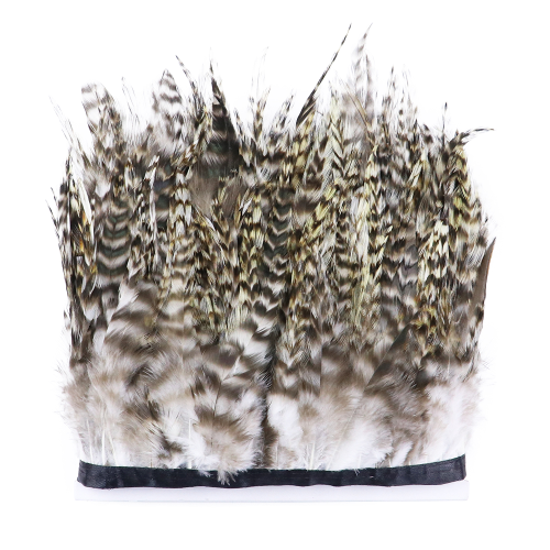 Colored Rooster Feather Trim Pheasant Plumes Fringe Ribbon for Craft DIY Sewing - Picture 20 of 29