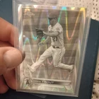 2022 TOPPS CHROME SONIC MIKE TROUT BLACK AND WHITE RAY WAVE CARD ANGELS #200