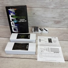 Opt7 Aura Smart Led Strips Interior Car Kit Ambient Dash Foot Lighting W Remote