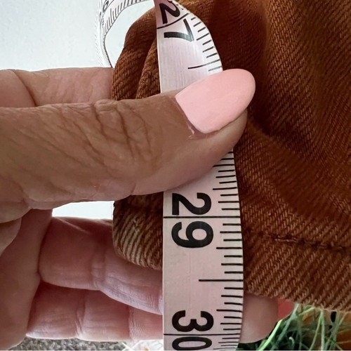 Vintage Levi's 551 Jeans taper leg brown Womens SIZE 690s Y2K MADE IN USA - Picture 9 of 9