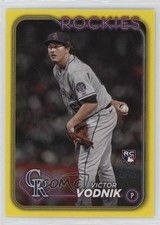 2024 Topps Series 2 Yellow Victor Vodnik #607 14jr