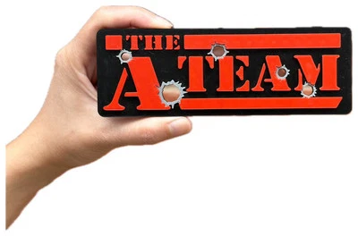 Decorative The A team A-Team logo Sign Display two sizes small 16cm Large 25cm