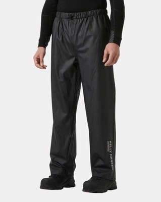Helly Hansen Men's Rain Pant Voss Waterproof Workwear Black Medium Outdoor New