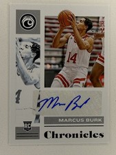 2021-22 Panini Chronicles Draft Picks - Chronicles Rookie Signatures Marcus Burk