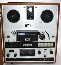 Vintage Analog Audio Akai GX-365 Reel To Reel Auto Reverse Tape Deck Japan Parts