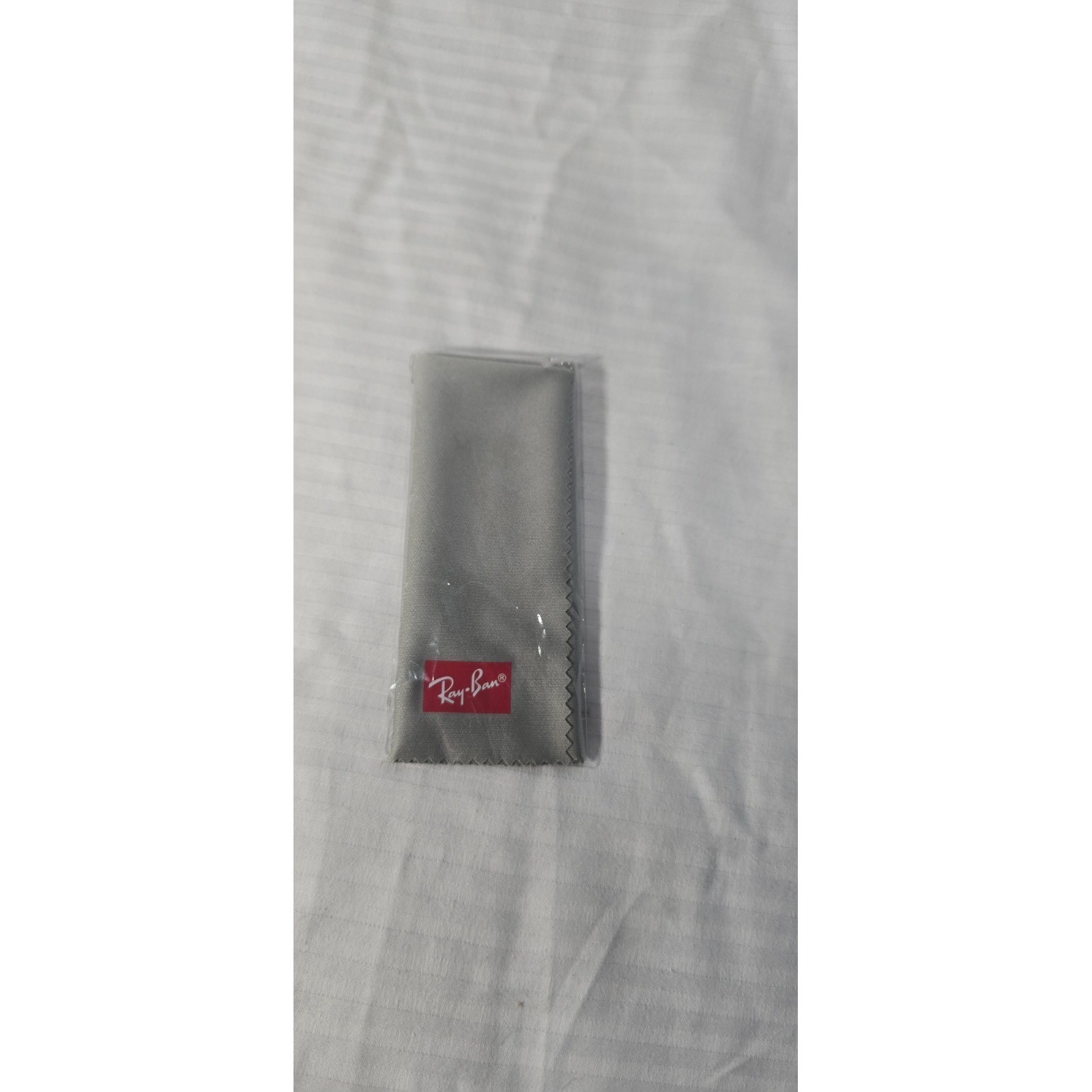 BRAND NEW Ray-Ban Tan-Grey Microfiber Cleaning Cloth Eyeglass Sunglasses SEALED