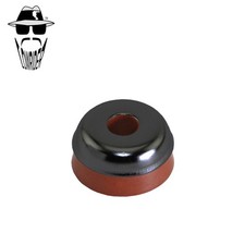 ORIGINAL LOWRIDER Black Springer Fork Head Ring & Brown Rubber 32mm Universal.
