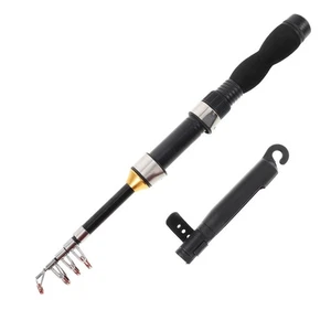 Fiberglass Telescopic Fishing Rod Portable Fishing Pole Fishing Tool