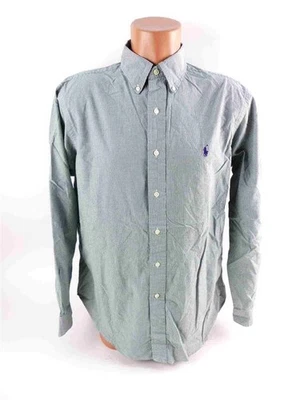 Ralph Lauren Classic Herren Freizeithemd 34/35 XL langarm grün kariert (14521) - Bild 1 von 4