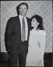 Fred Dryer & Stepfanie Kramer (Hunter) 1989 7x9 Press Photo