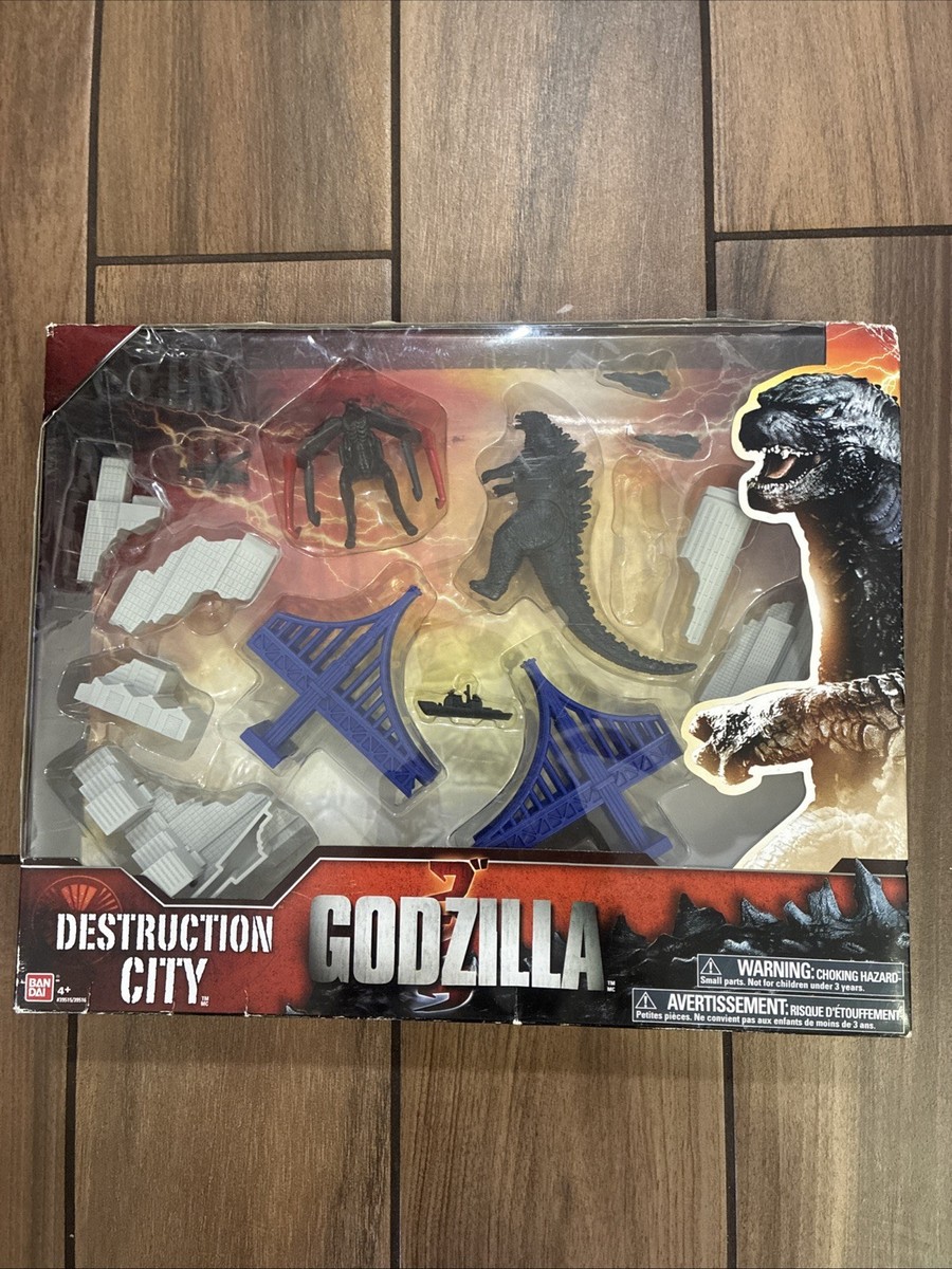 Bandai Godzilla Destruction City Playset 2014 Collectible Hard to