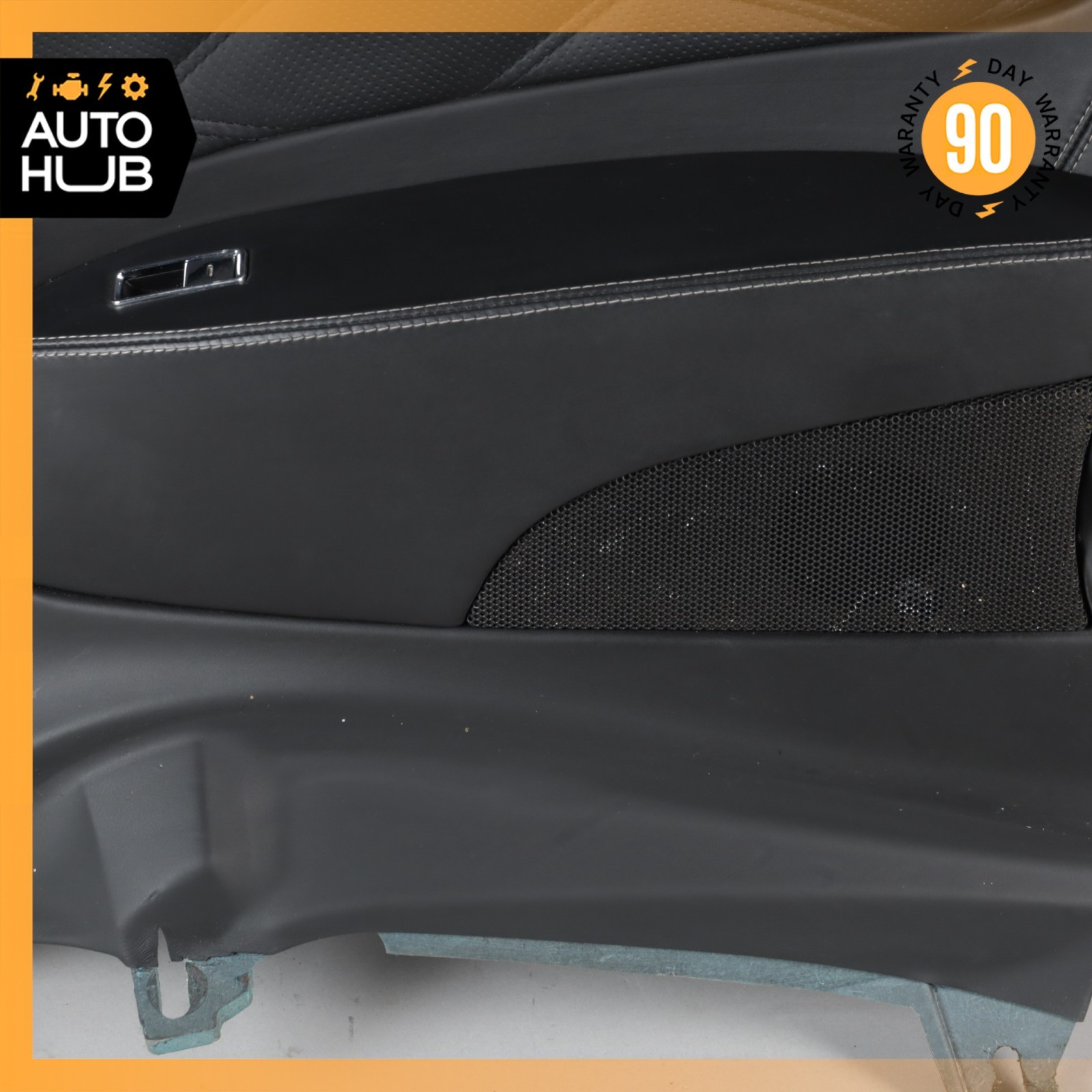 03-10 Bentley Continental GT Rear Passenger Side Interior Door Panel Black OEM