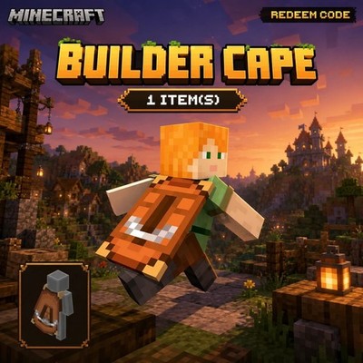 Minecraft - Builder Cape Code - Bedrock & Java