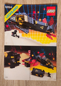 2x LEGO "Invader Blacktron" 6894 used, 100% complete +BA & 40580 NEW/ORIGINAL PACKAGING