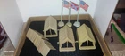 Marx Blue and Gray Playset  Tents And Flags