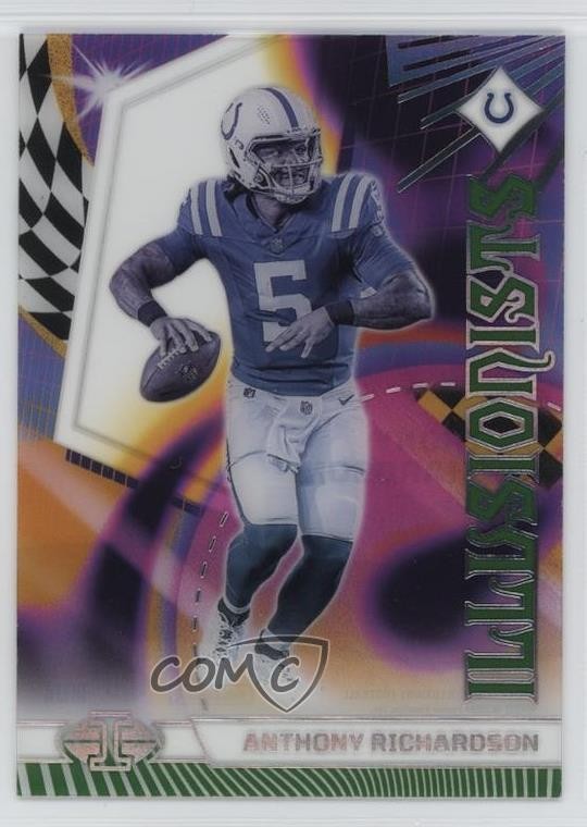 2023 Panini Illusions Illusionists Emerald Anthony Richardson #10 1k9t
