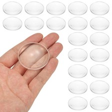 20 Pack Biconvex Lens, 42mm Dia. 42mm Focal Length Aspheric Optical Lenses