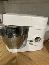 Kenwood Chef Mixer KVC30 - Weiß, 4,6L Schüssel, 1000W plus Deckel und Flexi Quirl