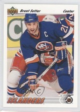 1991-92 Upper Deck Brent Sutter #140 0w8