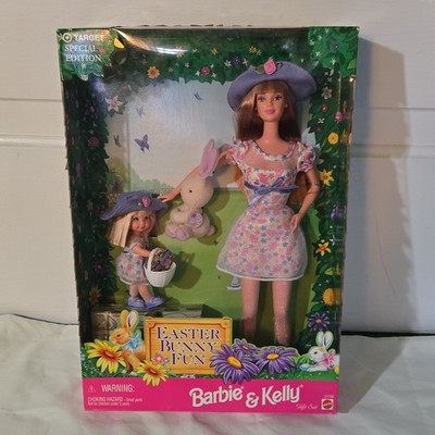 Mattel Easter Bunny Fun Barbie & Kelly Special Edition 1998 MPN 21720