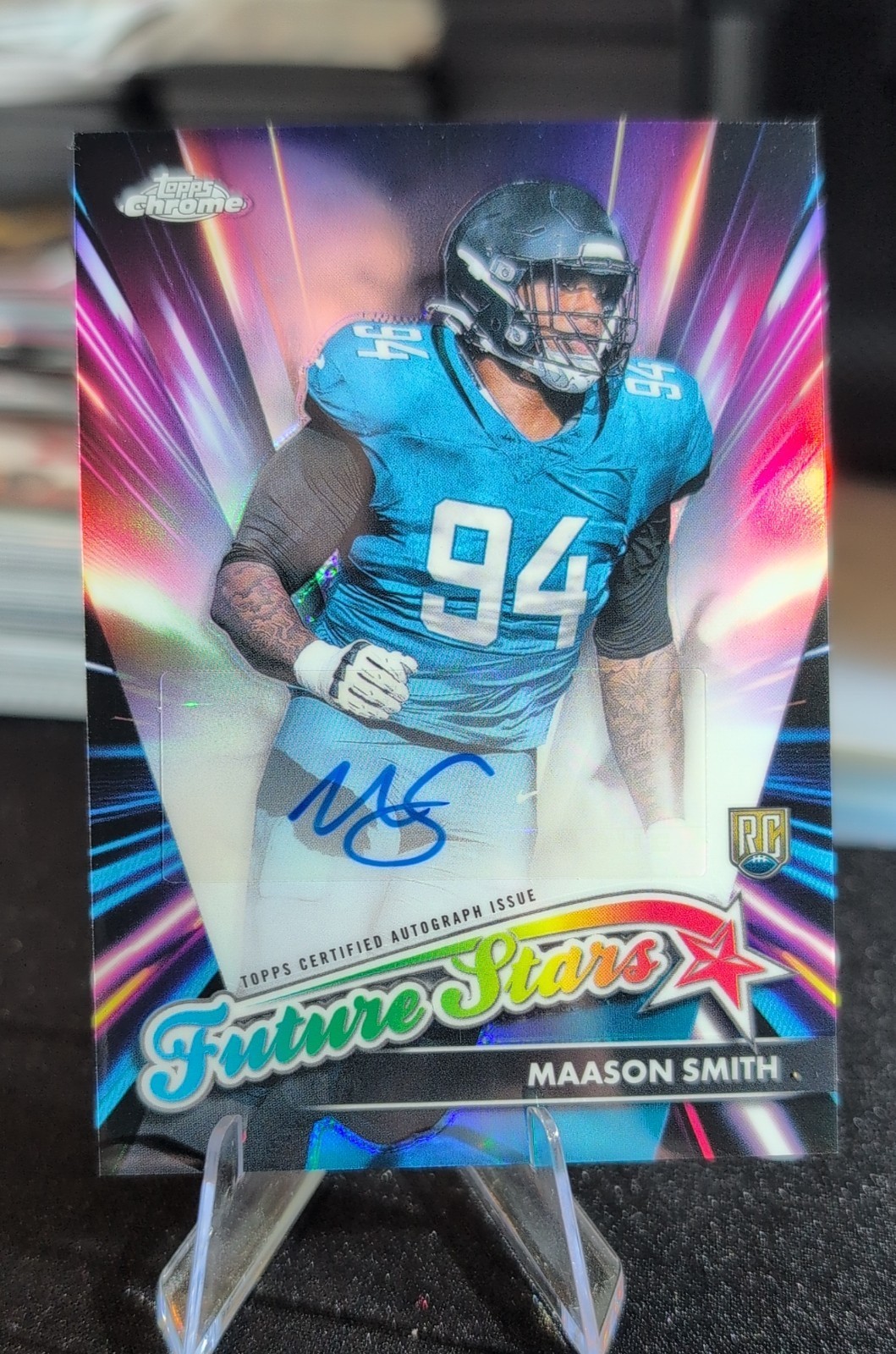 Maason Smith Topps Chrome Future Stars Autographs #FSAMS Base