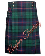 Clan Armstrong Modern Tartan Utility Kilt, Highland Kilts For Men, Made to Order